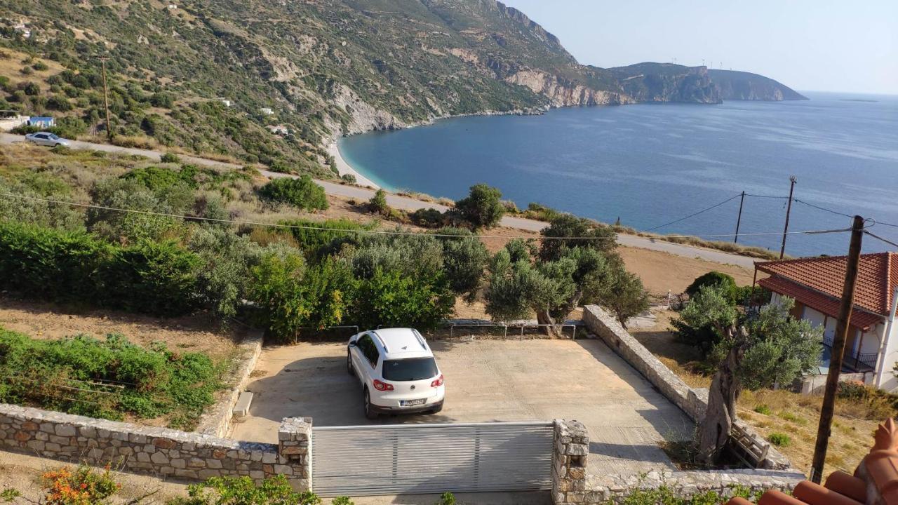 Villa With Aegean Views Akhladheri Bagian luar foto