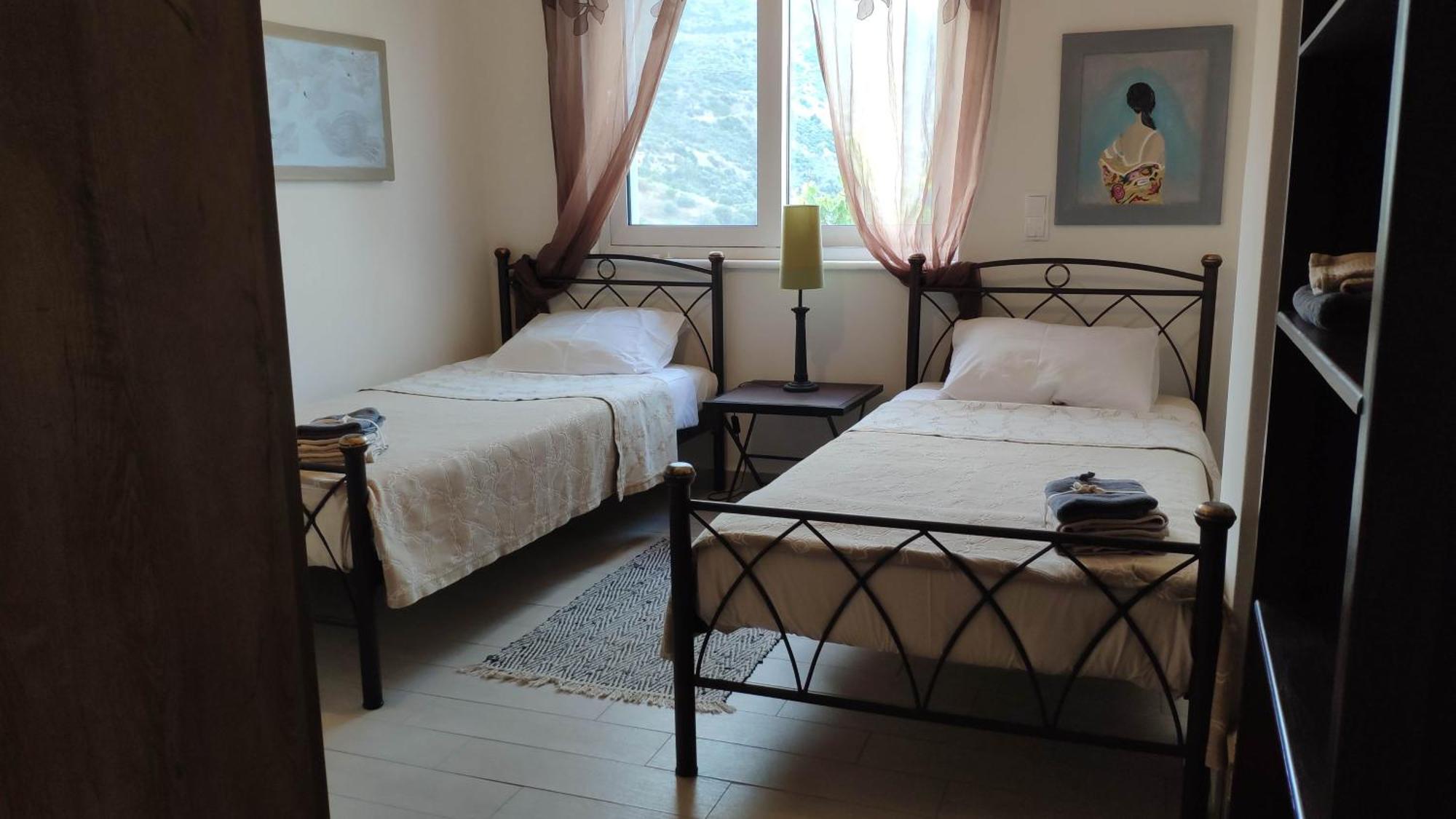 Villa With Aegean Views Akhladheri Bagian luar foto